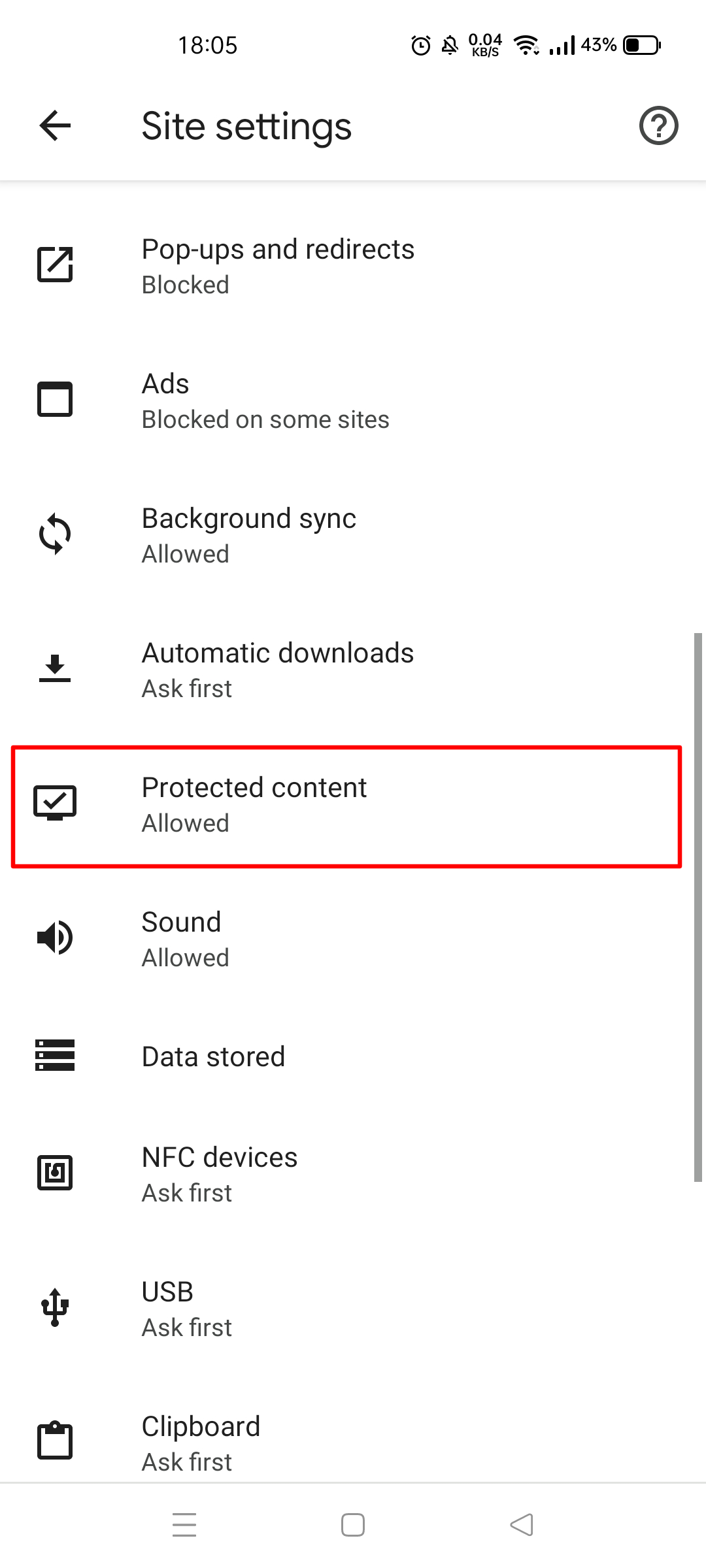 How to enable Chrome to play protected videos on Android? Video